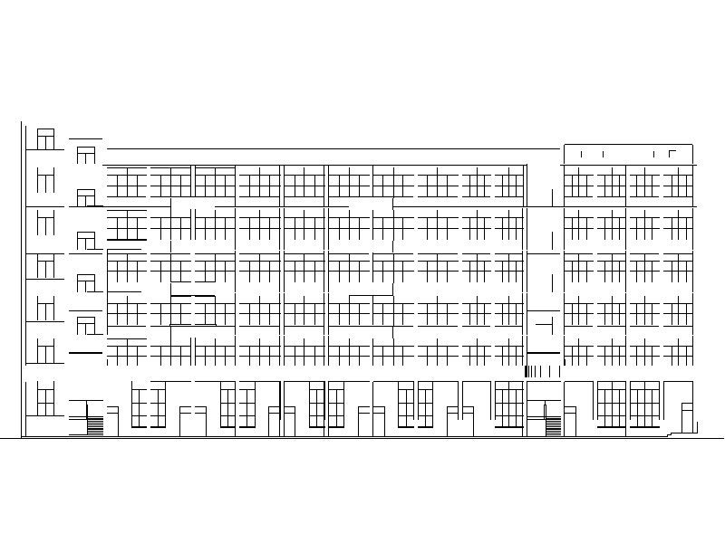 [广东]现代风格小学教学楼设计方案图纸cad施工图下载【ID:151563195】