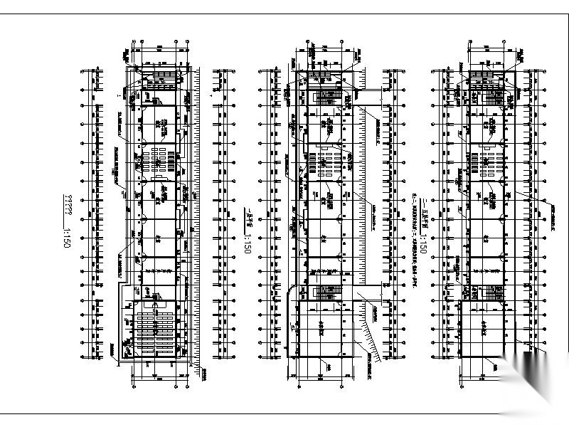 [广东]现代风格小学教学楼设计方案图纸cad施工图下载【ID:151563195】