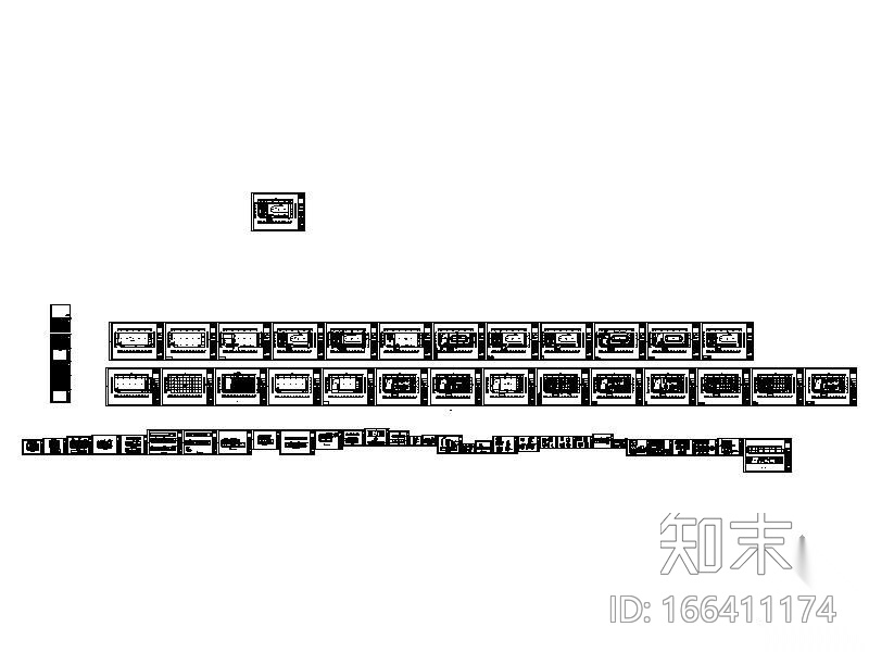 [500㎡]某滑冰娱乐会所中心施工图（含效果）cad施工图下载【ID:166411174】