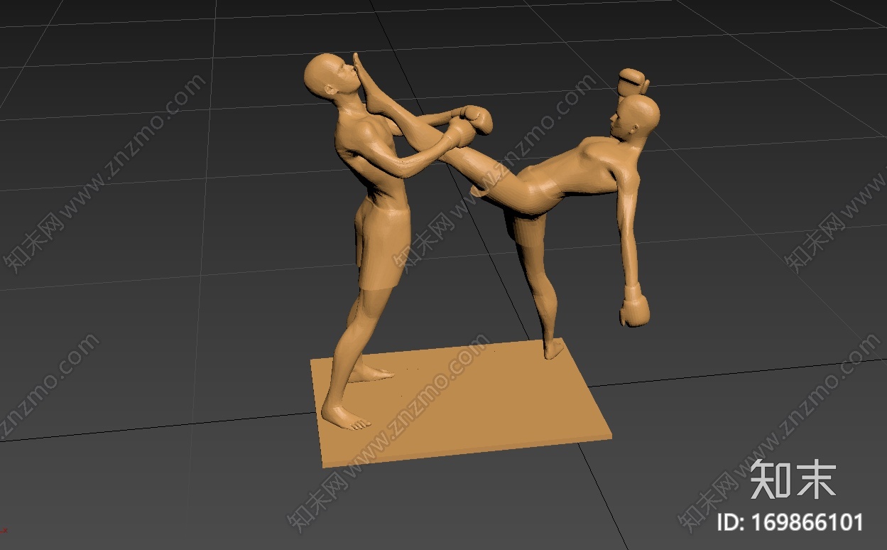 跆拳道Kickboxing3d打印模型下载【ID:169866101】