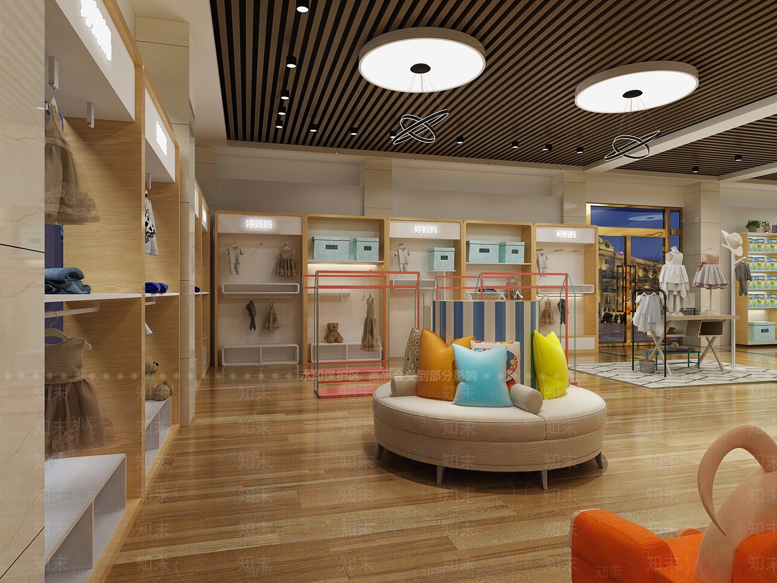 现代母婴店3D模型下载【ID:233355642】
