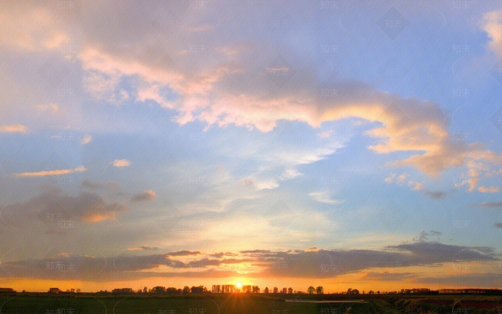 黄昏天空材质贴图贴图下载【ID:1195335143】