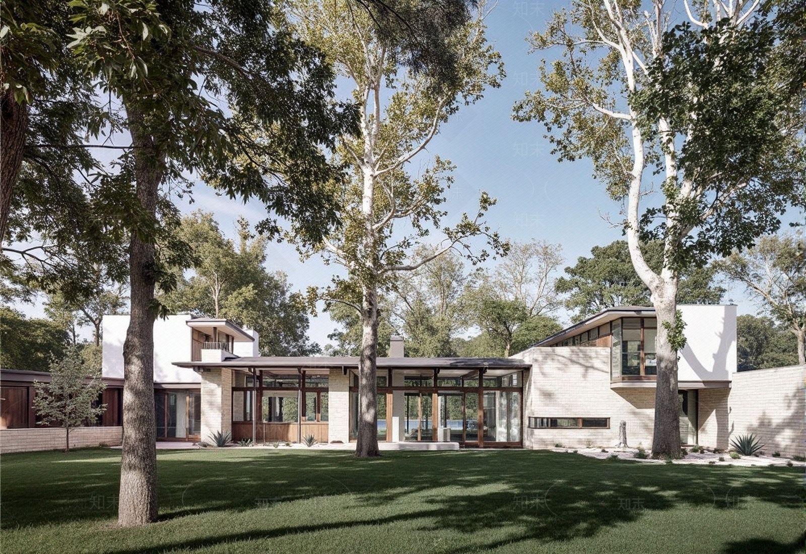 别墅外景贴图下载【ID:1195306962】