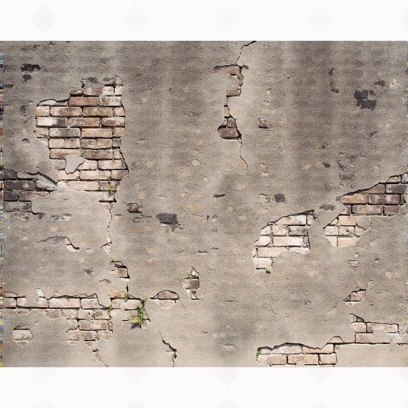 文化墙破旧砖墙水泥灰石墙贴图下载【ID:1195325419】