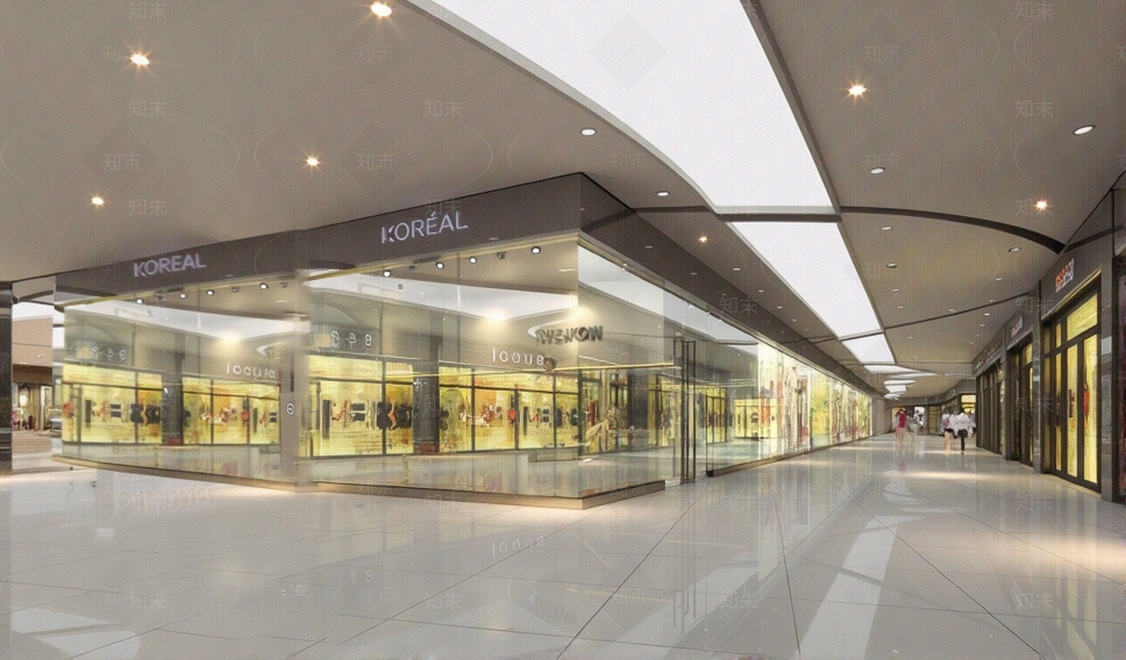 商场街道背景贴图贴图下载【ID:1195336173】