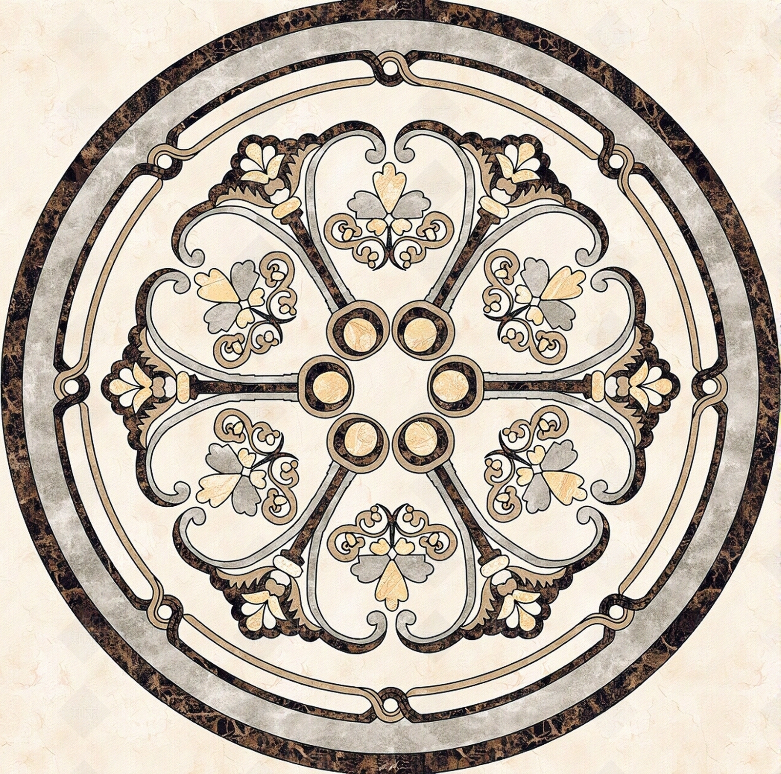 地面水刀拼花贴图下载【ID:1195321457】