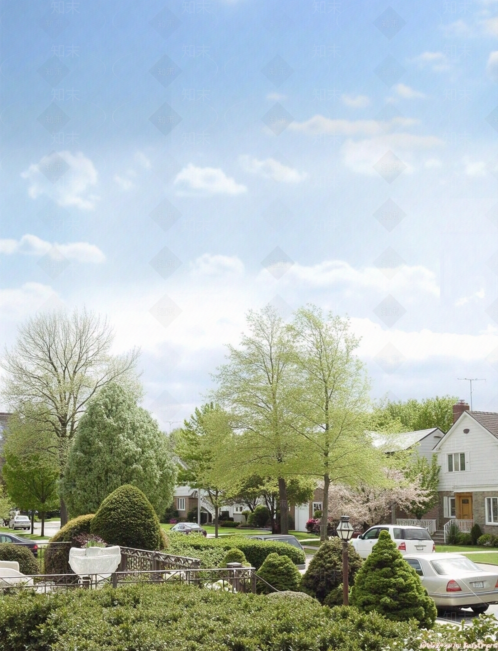 户外别墅外景贴图下载【ID:1195307423】