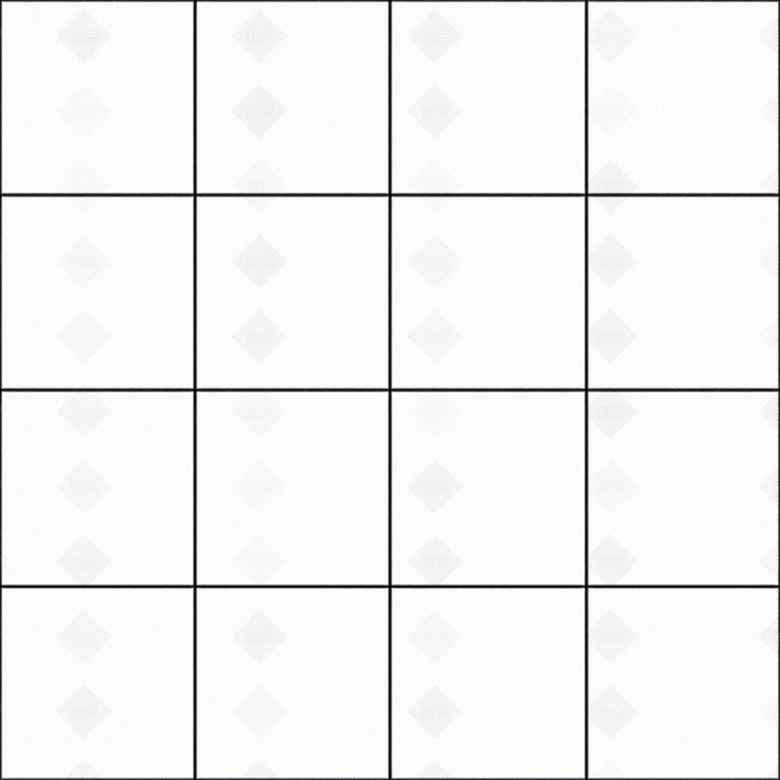 白色格子哑光地砖贴图下载【ID:1195312865】