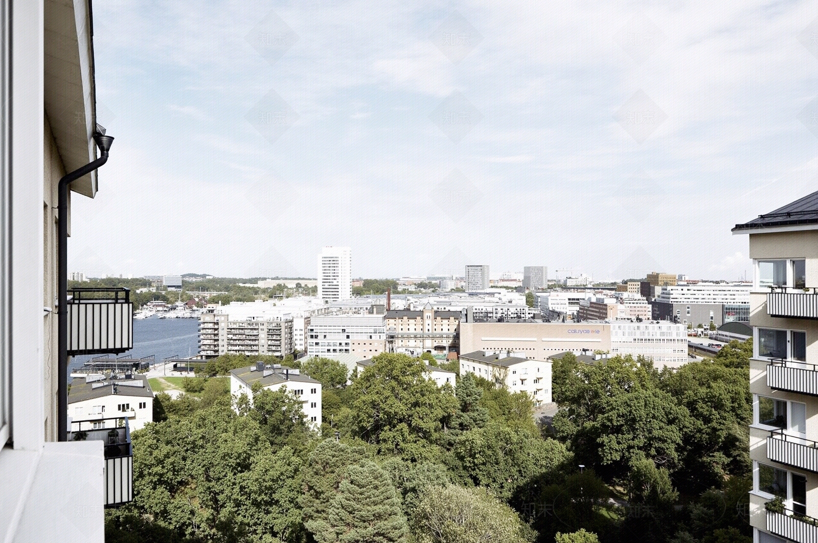 高层白天小区外景贴图下载【ID:1195307408】