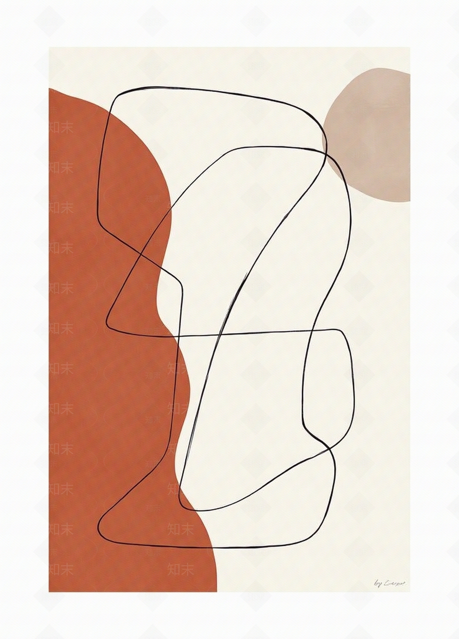 现代装饰画贴图下载【ID:1195332212】