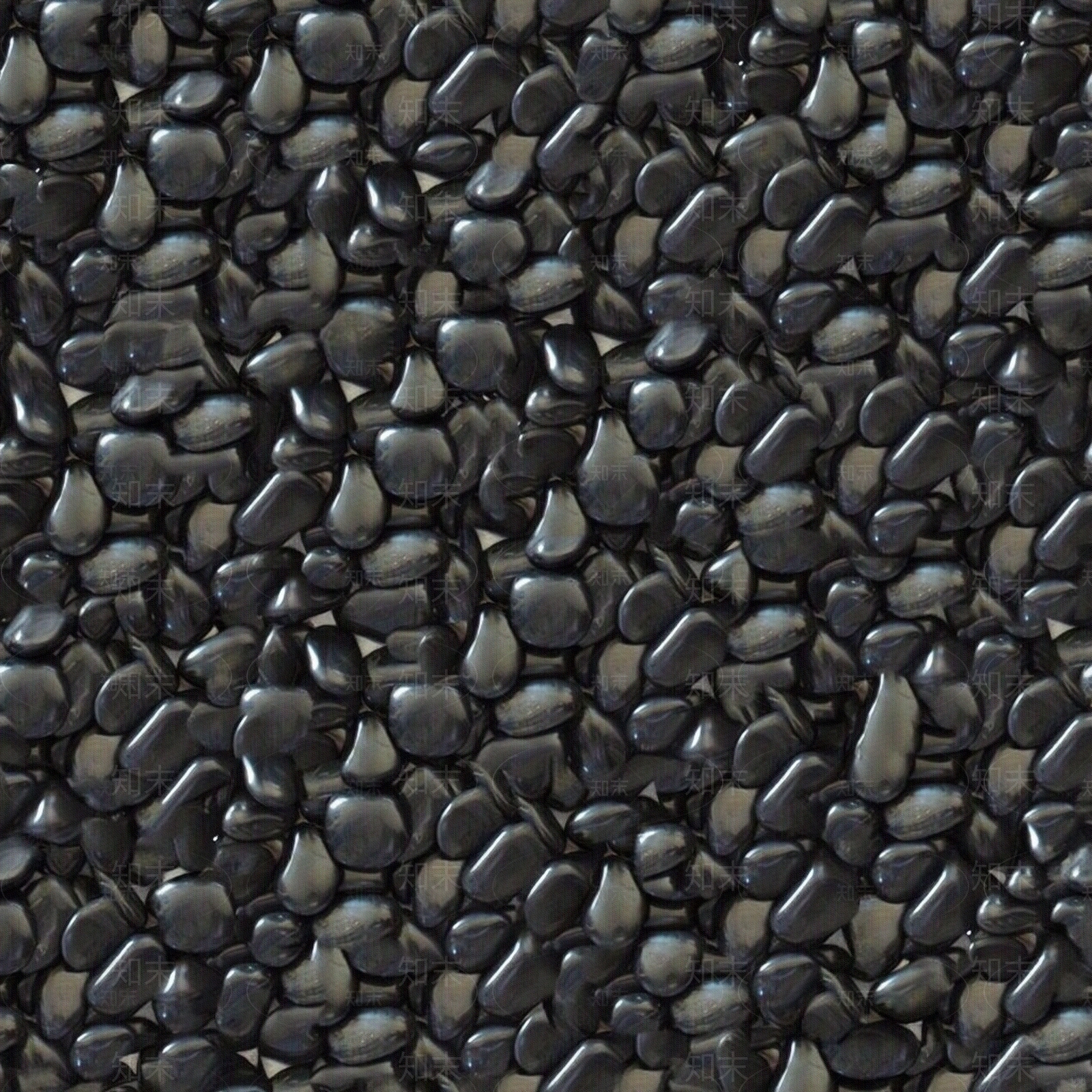 黑色鹅暖石贴图下载【ID:1195344942】