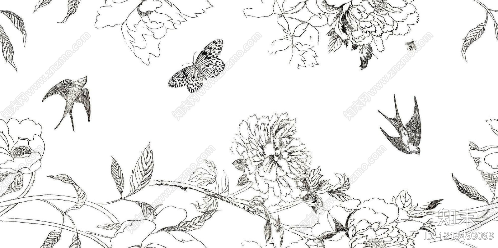 法式拼花砖贴图下载【ID:1213493099】