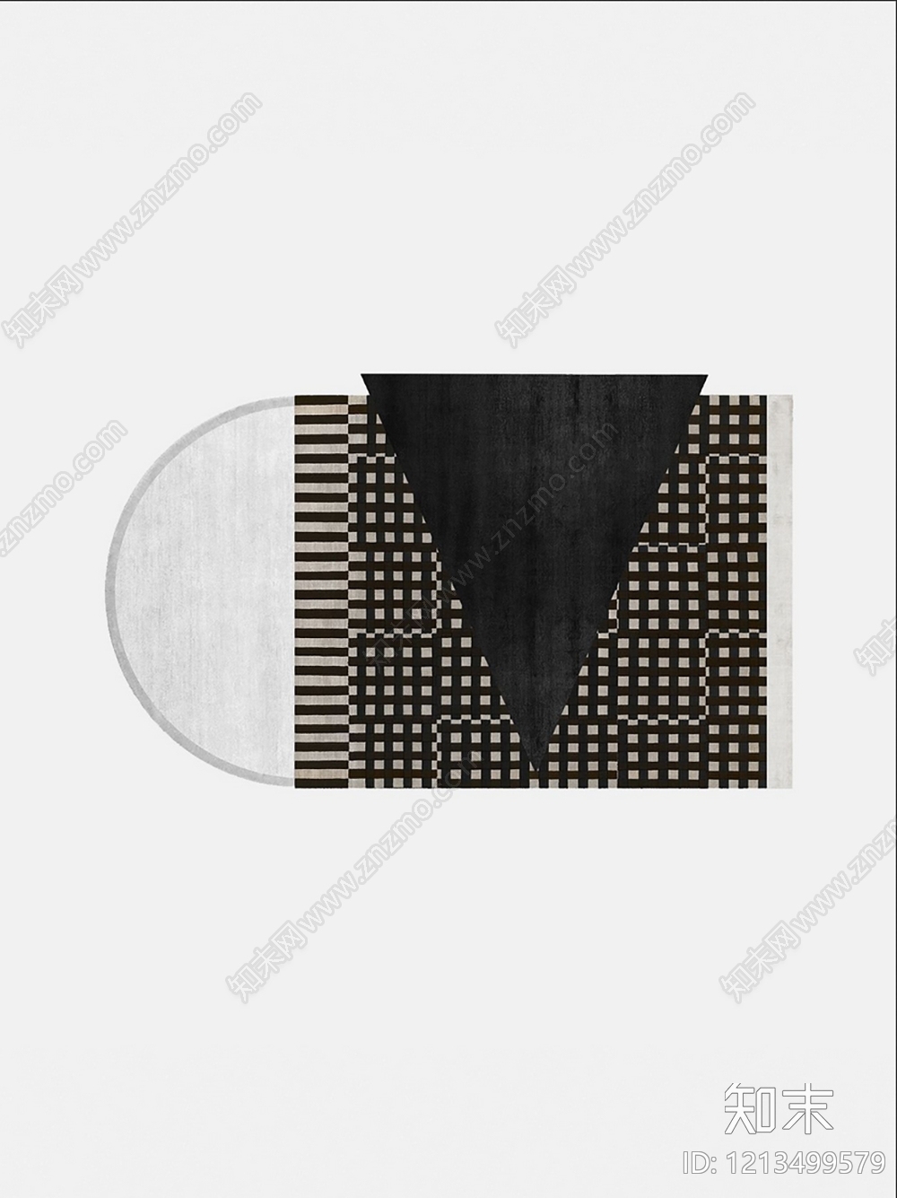 现代条纹地毯贴图下载【ID:1213499579】