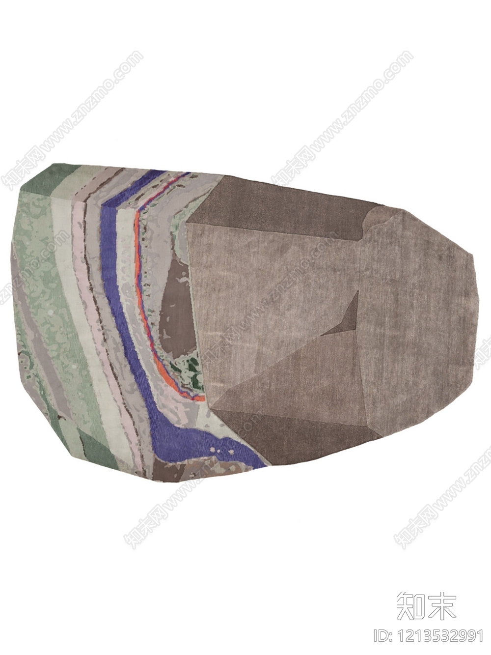 现代条纹地毯贴图下载【ID:1213532991】