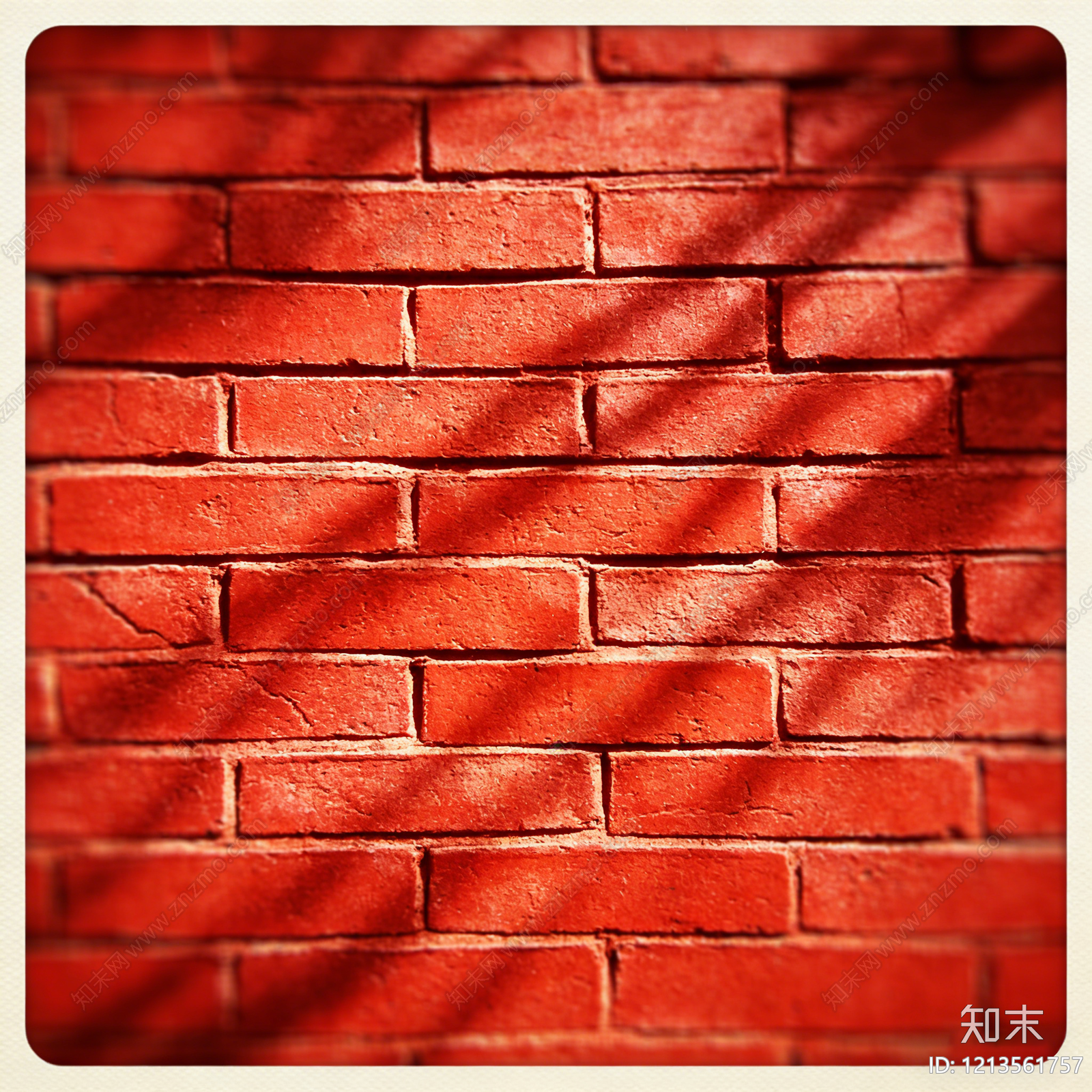 奶油红砖贴图下载【ID:1213561757】