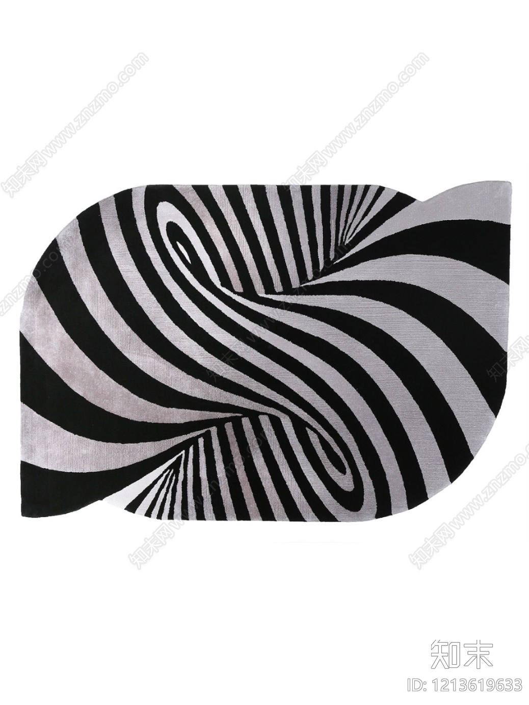 现代条纹地毯贴图下载【ID:1213619633】