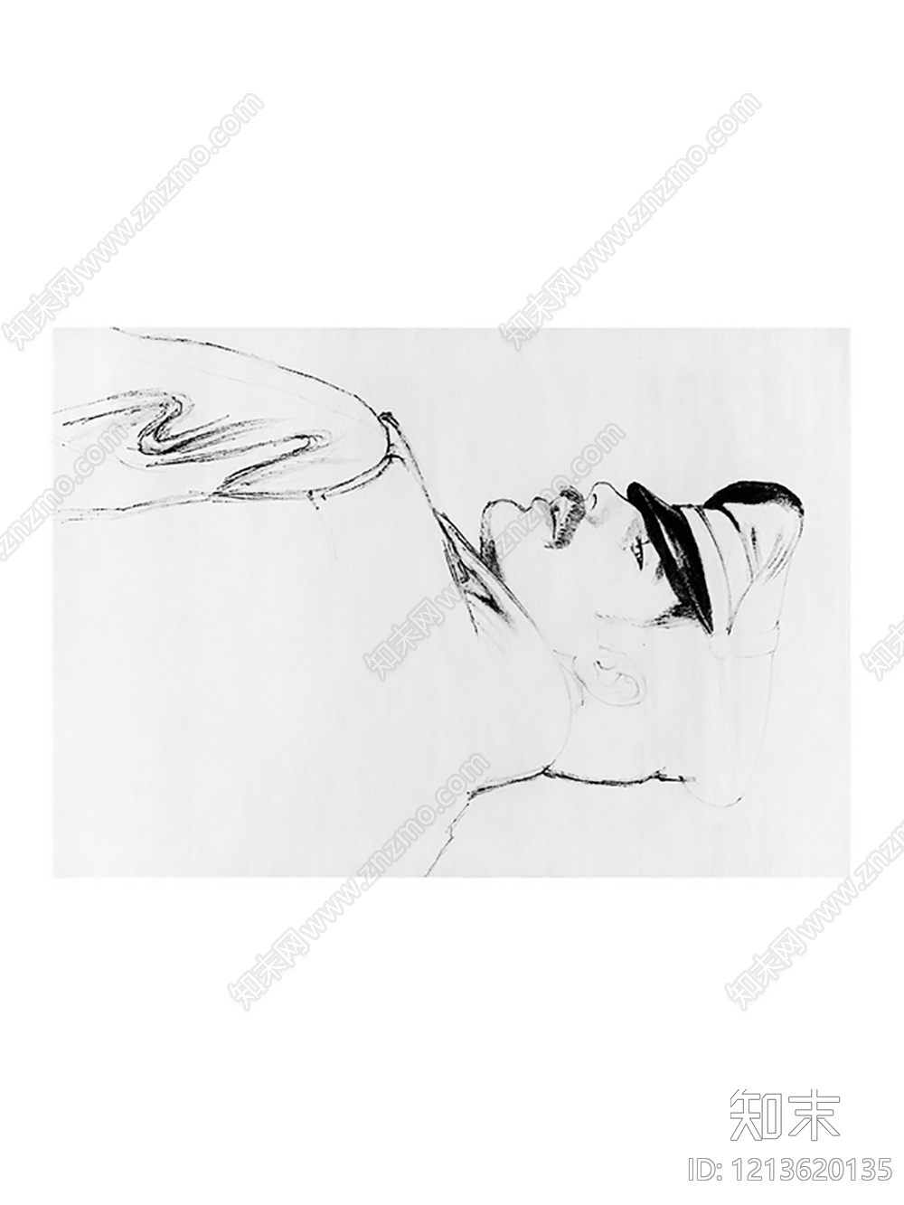 现代条纹地毯贴图下载【ID:1213620135】