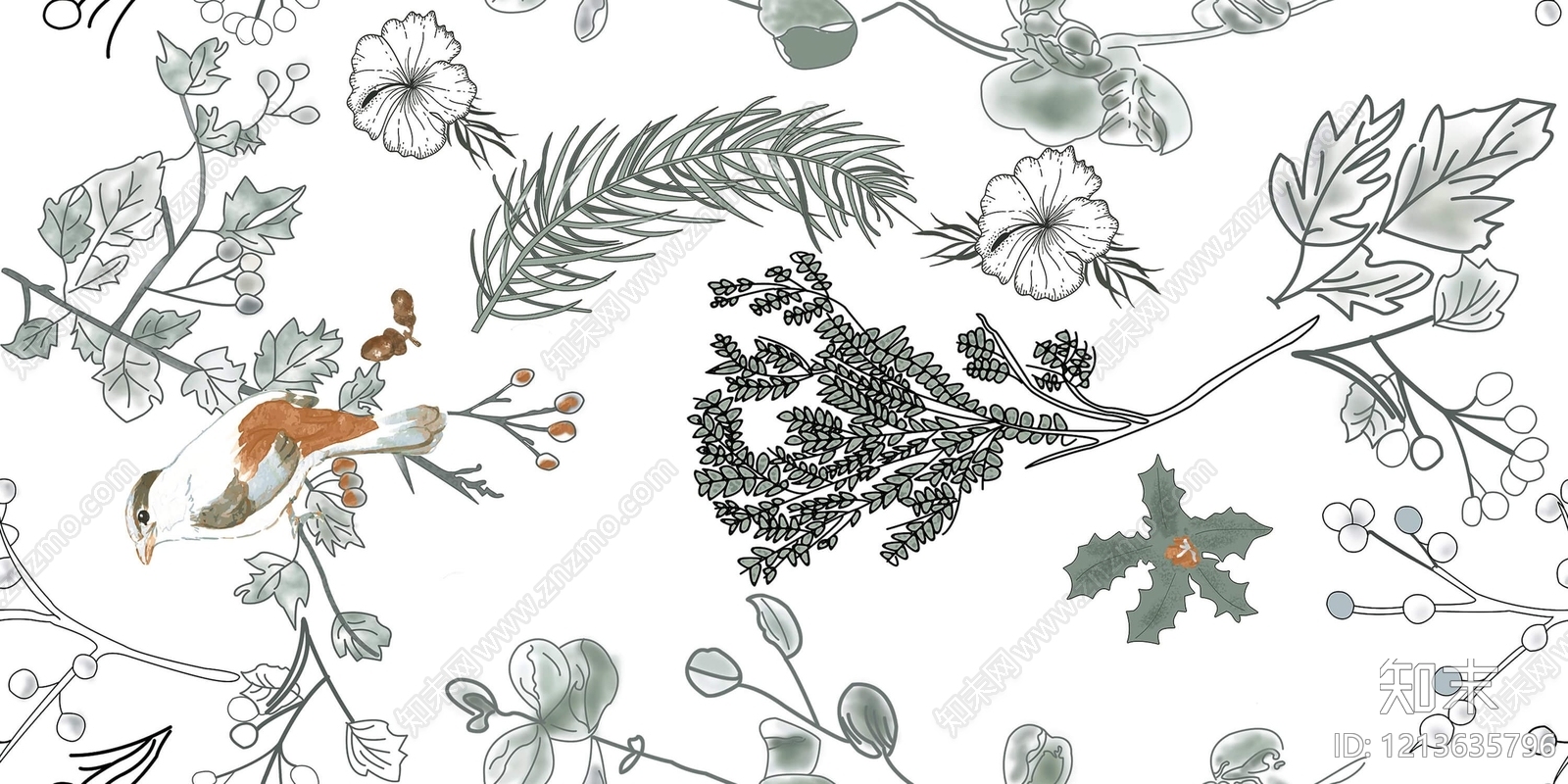 法式拼花砖贴图下载【ID:1213635796】