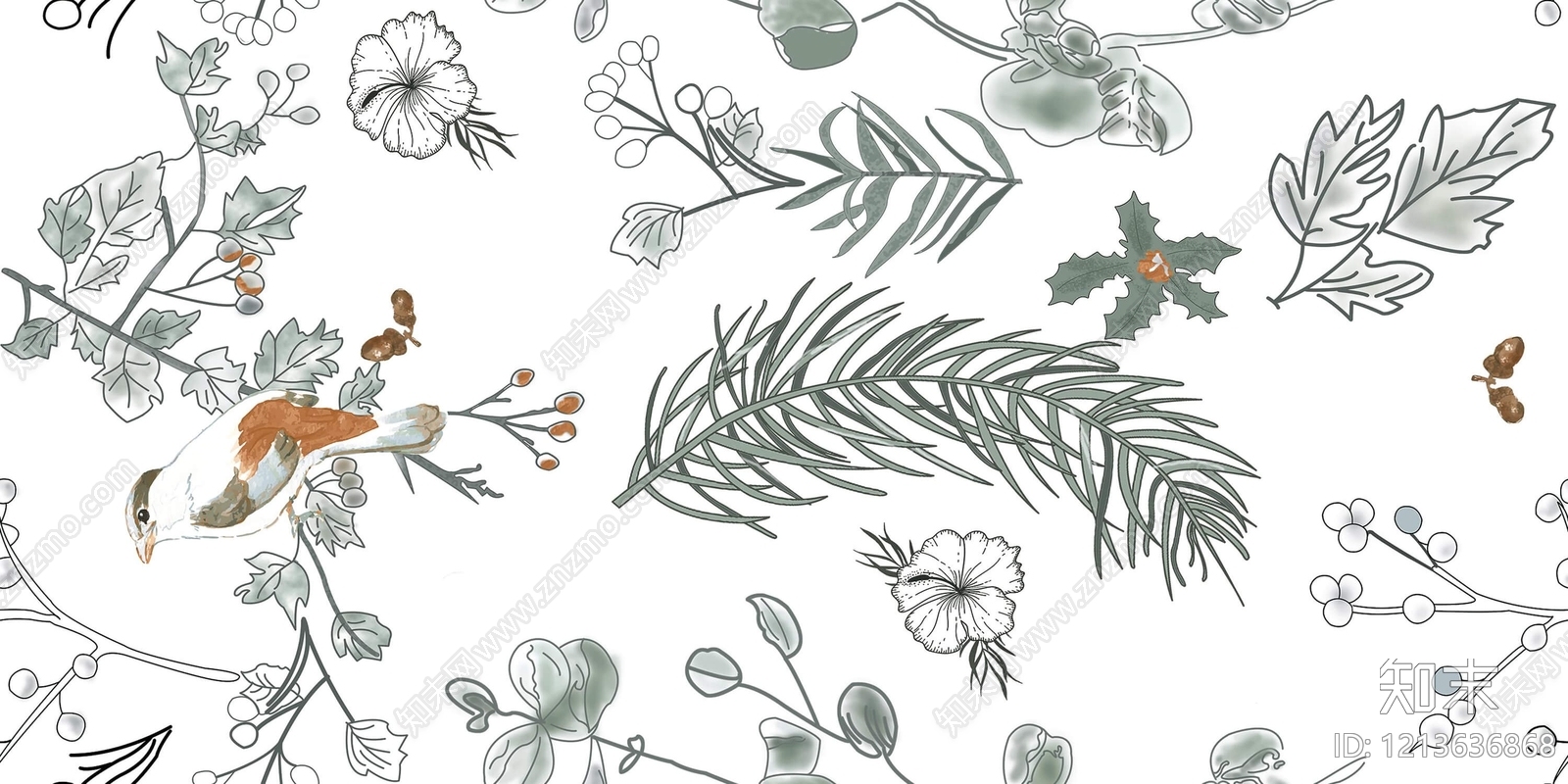 法式拼花砖贴图下载【ID:1213636868】