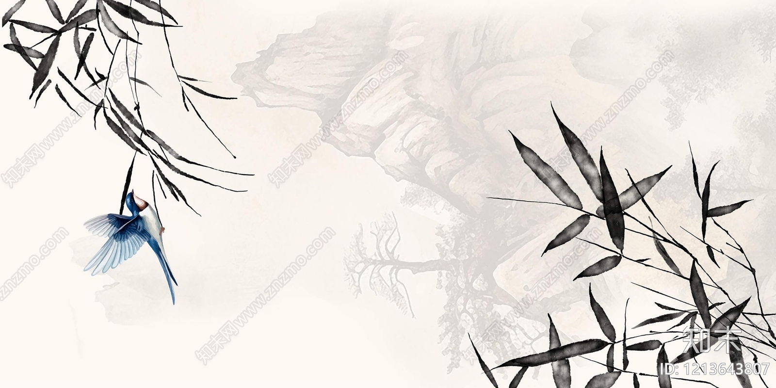 新中式艺术砖贴图下载【ID:1213643807】