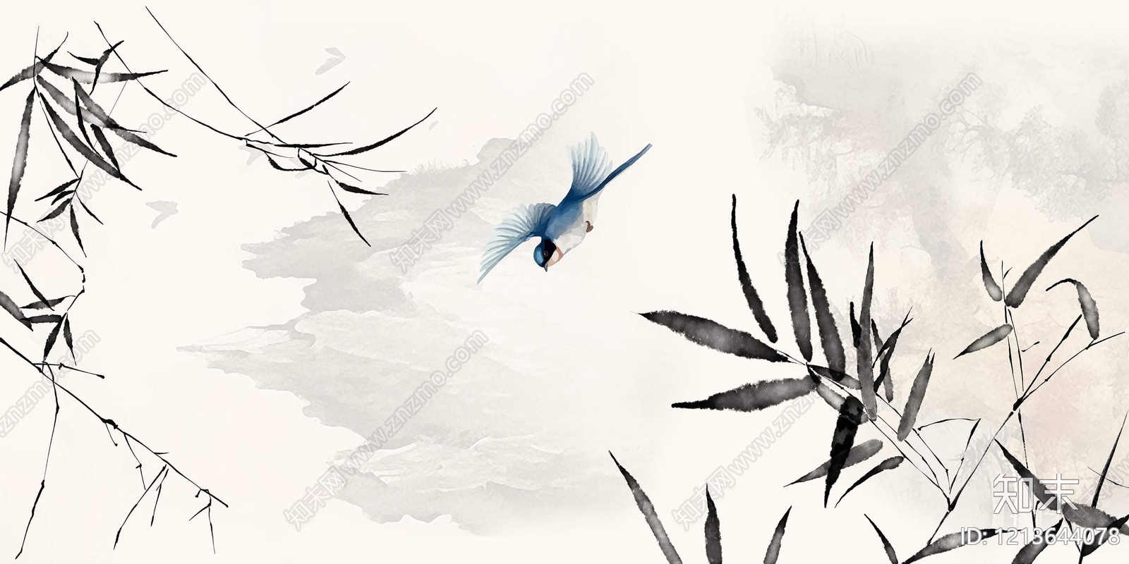 新中式植被贴图下载【ID:1213644078】