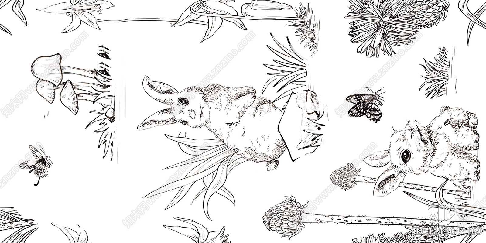 现代儿童壁纸贴图下载【ID:1213644169】