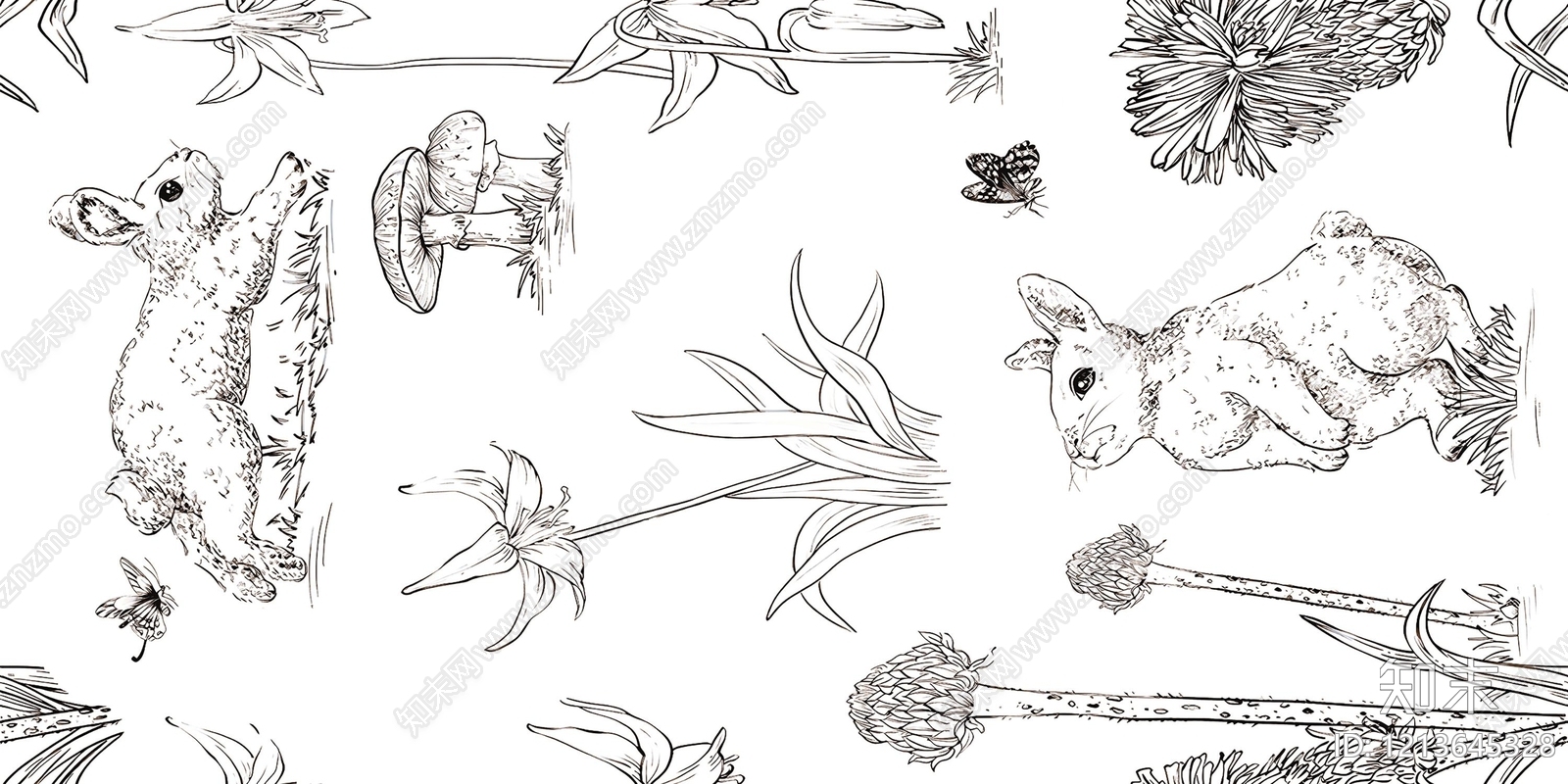 法式拼花砖贴图下载【ID:1213645328】