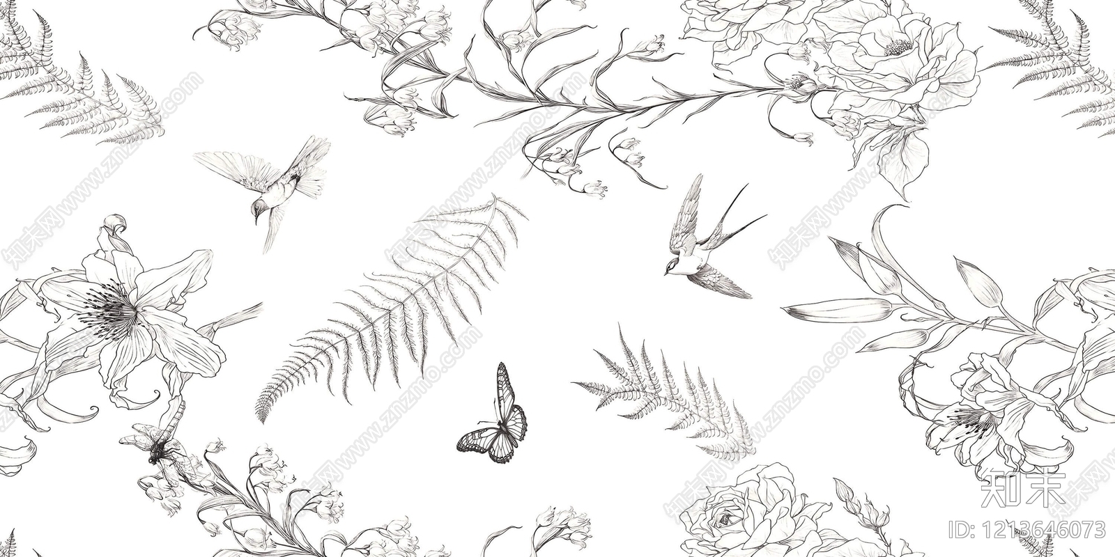 法式拼花砖贴图下载【ID:1213646073】