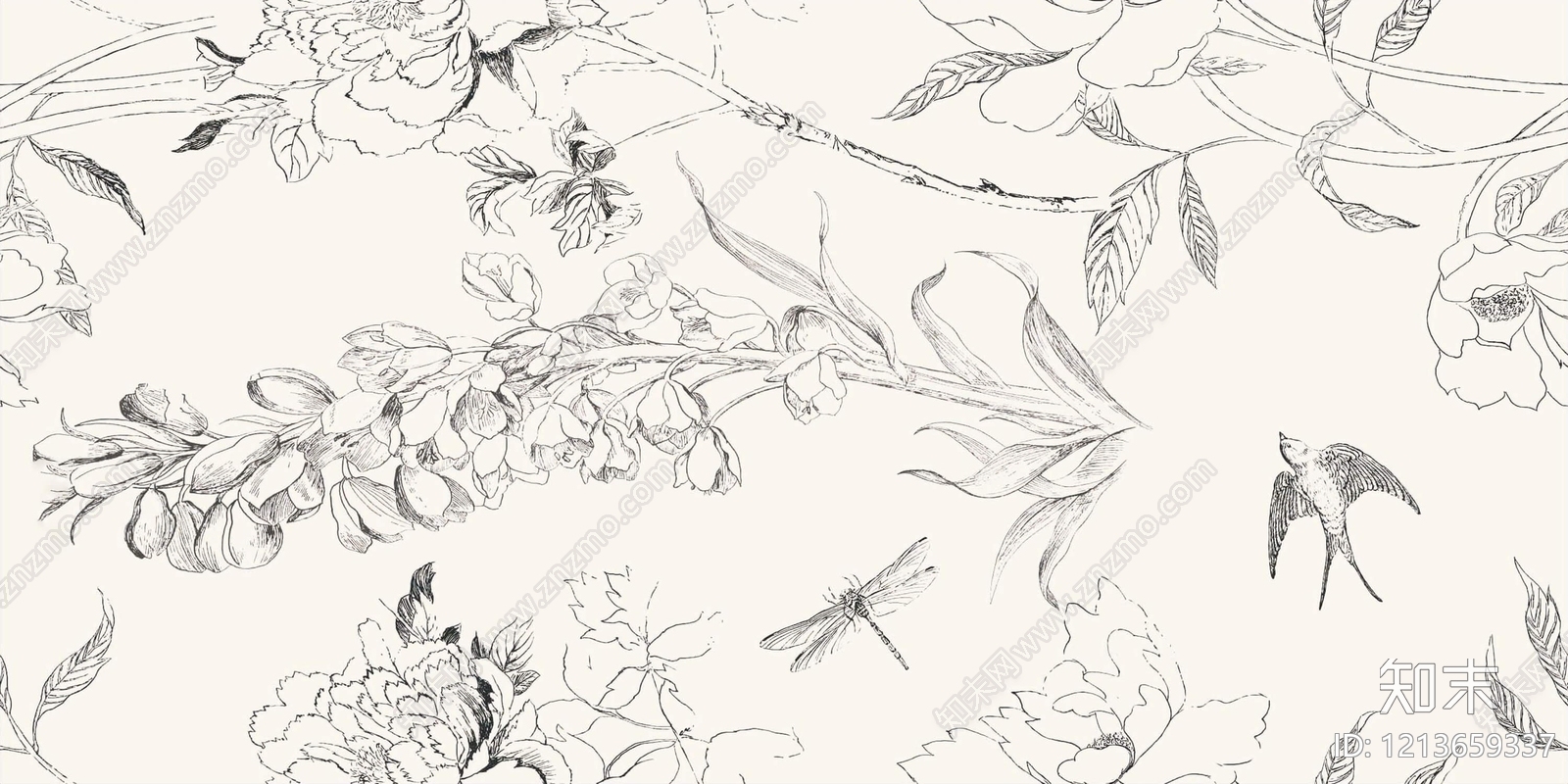 法式拼花砖贴图下载【ID:1213659337】