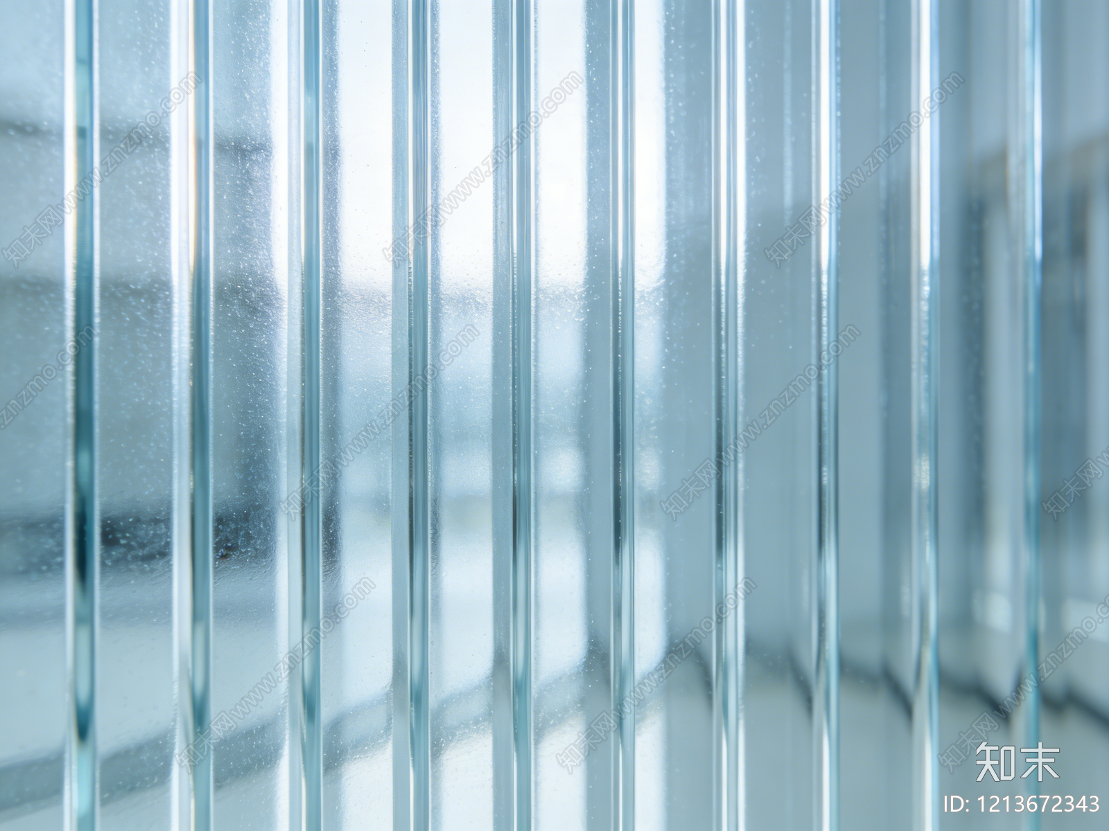现代瓦楞玻璃贴图下载【ID:1213672343】