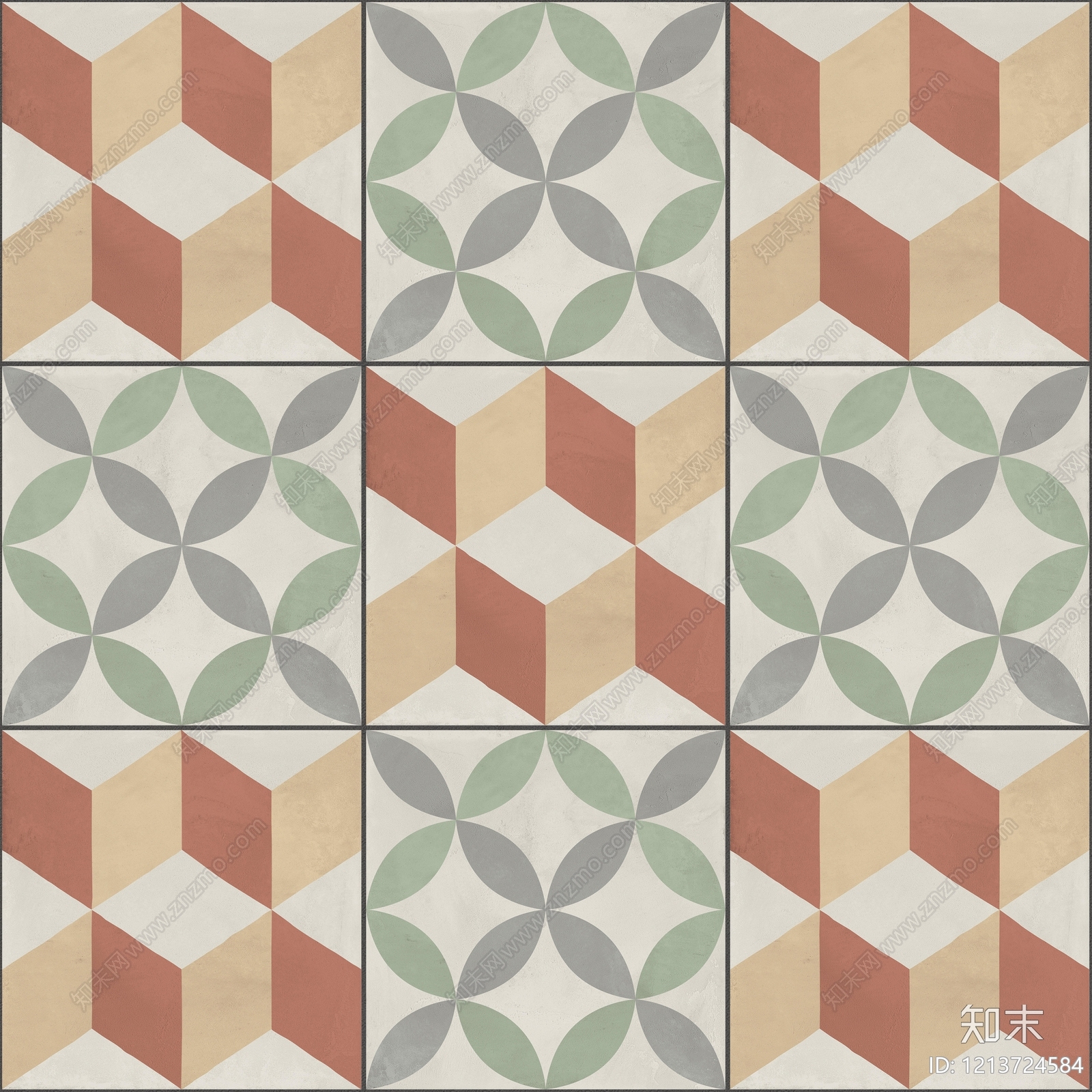 法式花纹砖贴图下载【ID:1213724584】
