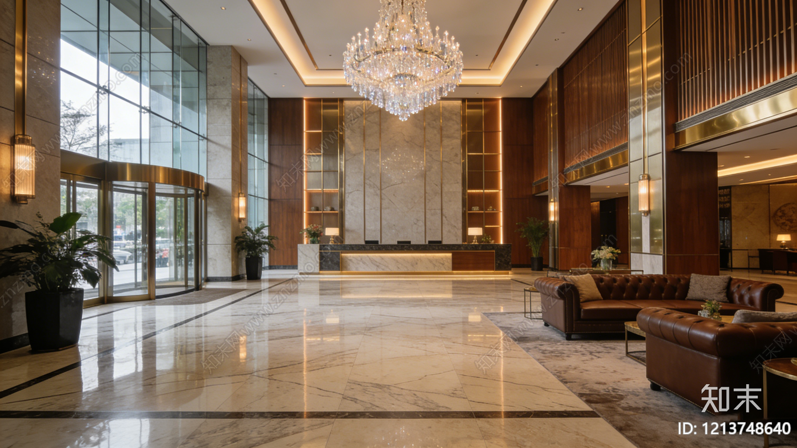 现代酒店贴图下载【ID:1213748640】