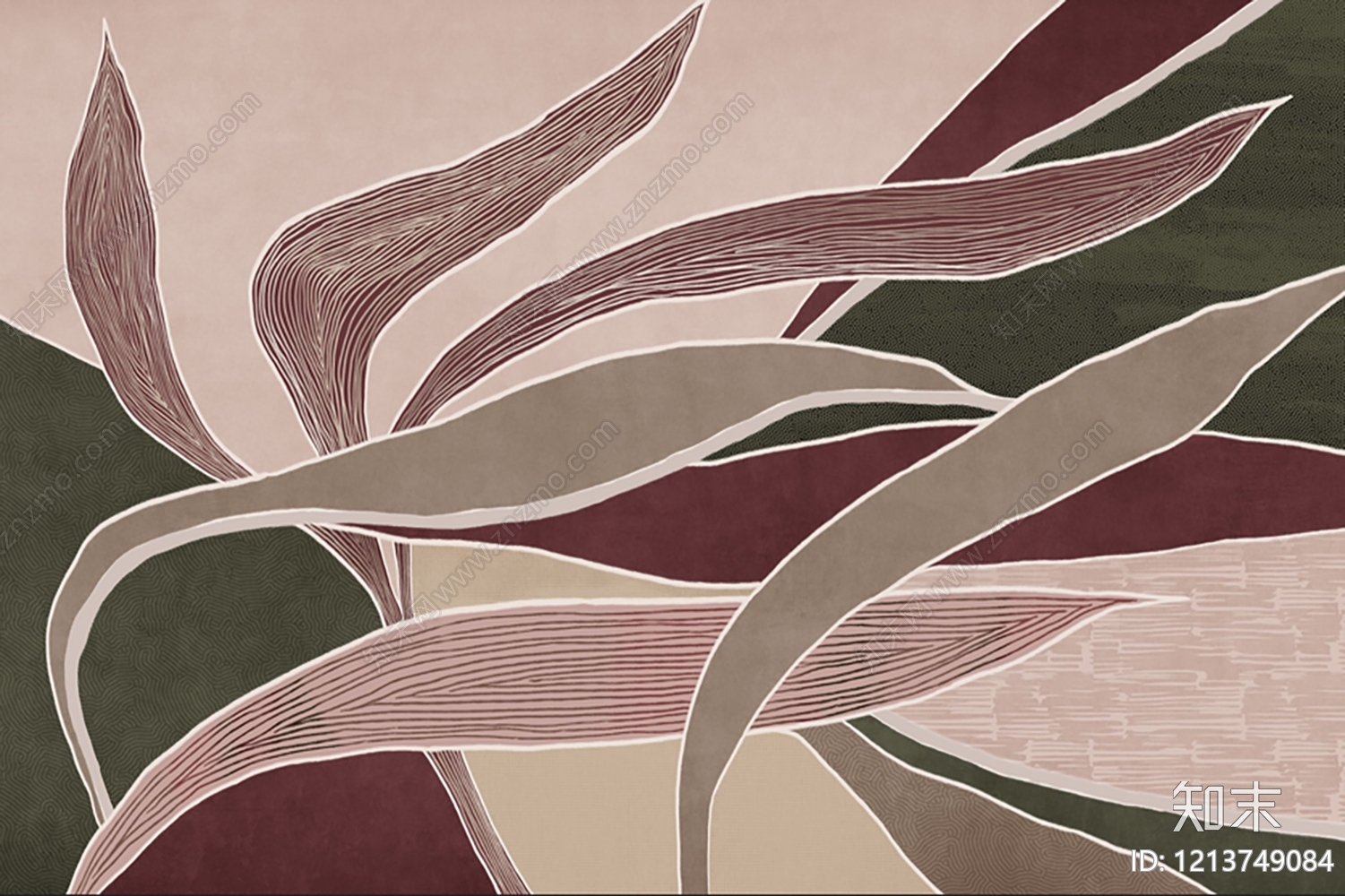 现代格子地毯贴图下载【ID:1213749084】