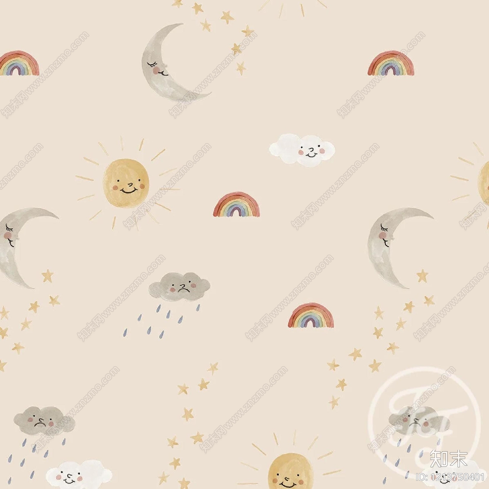 儿童壁纸贴图下载【ID:1213750401】