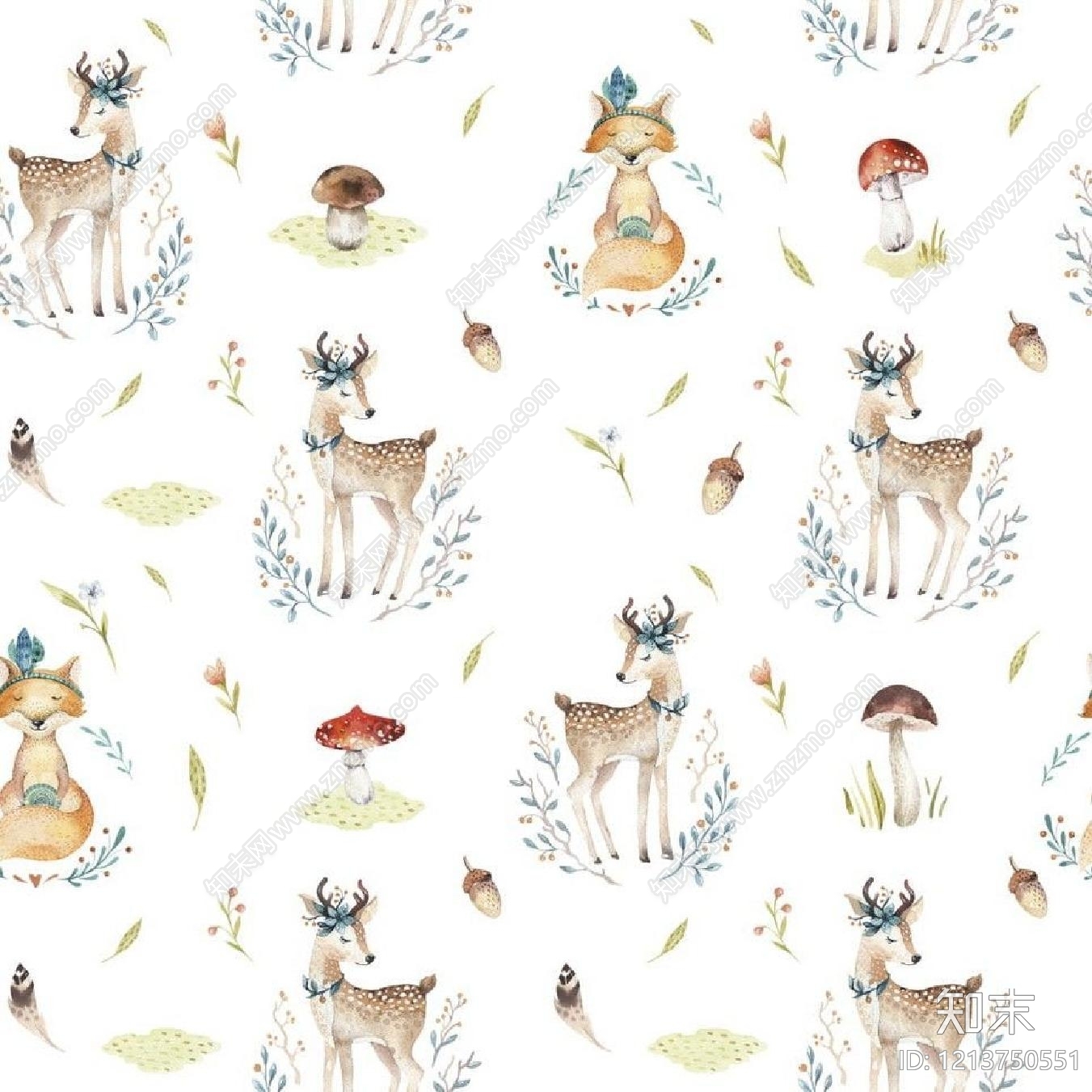 水彩背景贴图下载【ID:1213750551】