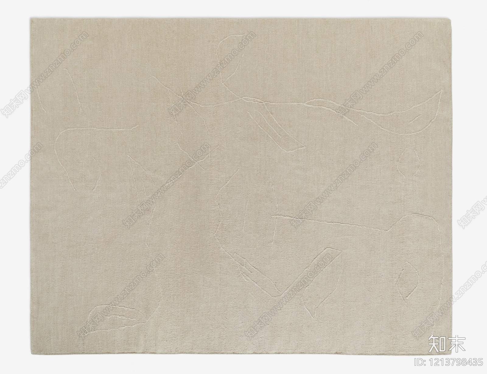 现代格子地毯贴图下载【ID:1213798435】