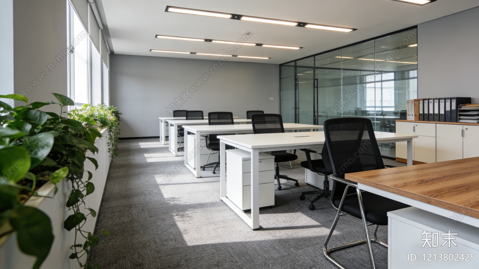 现代办公室贴图下载【ID:1213802425】