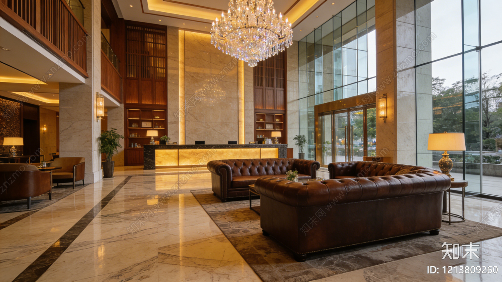 现代酒店贴图下载【ID:1213809260】