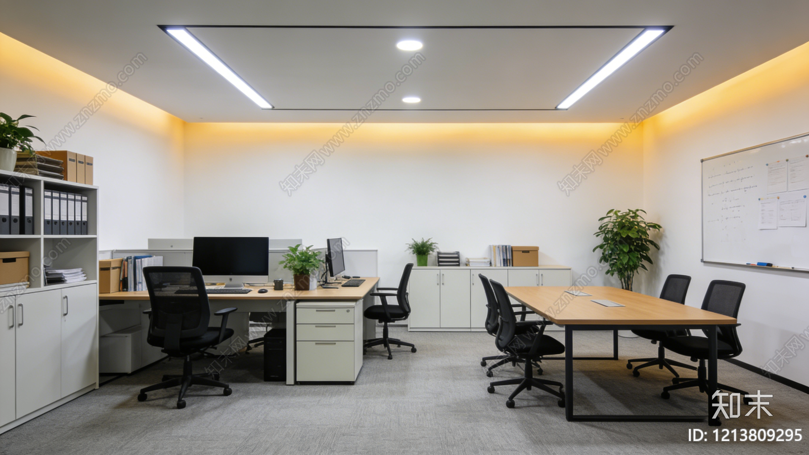 现代办公室贴图下载【ID:1213809295】