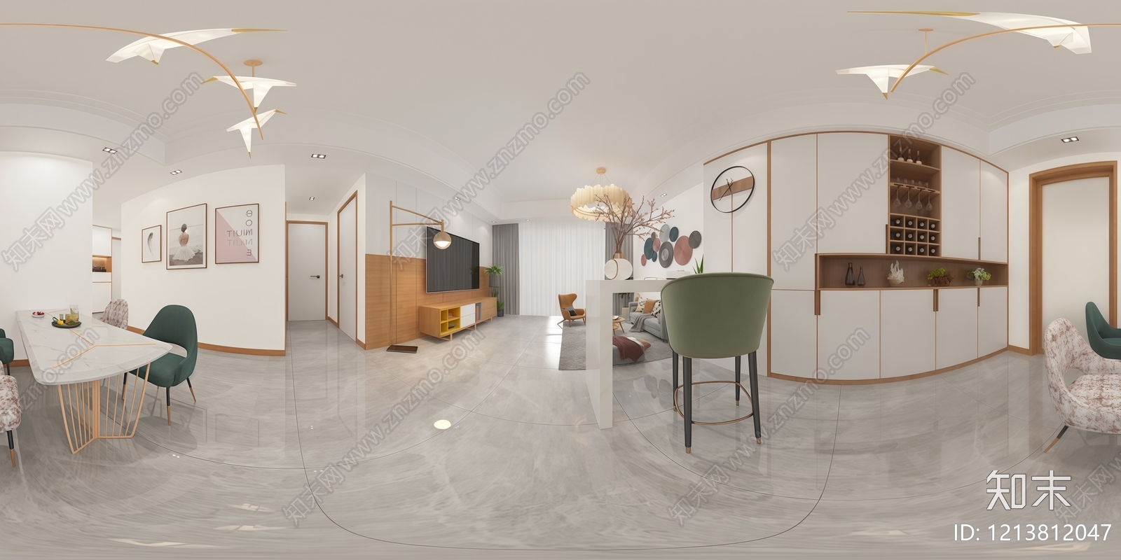 现代室内HDR贴图下载【ID:1213812047】