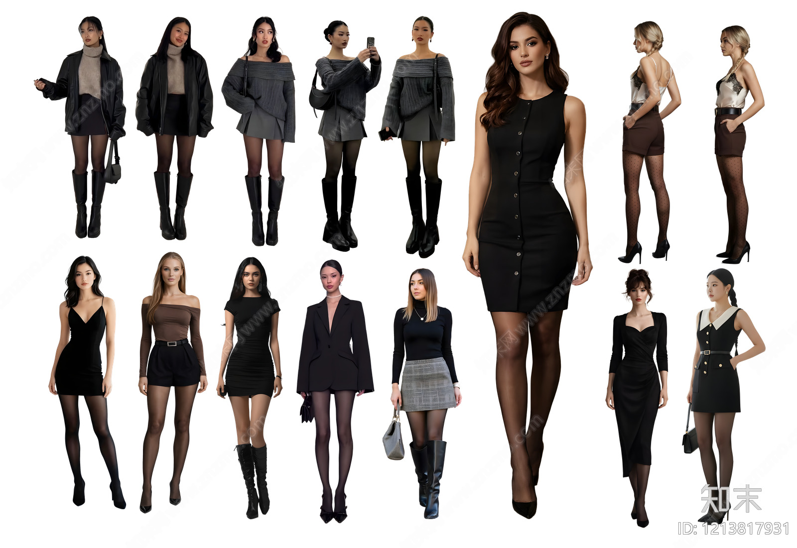 美式人物剪影贴图下载【ID:1213817931】