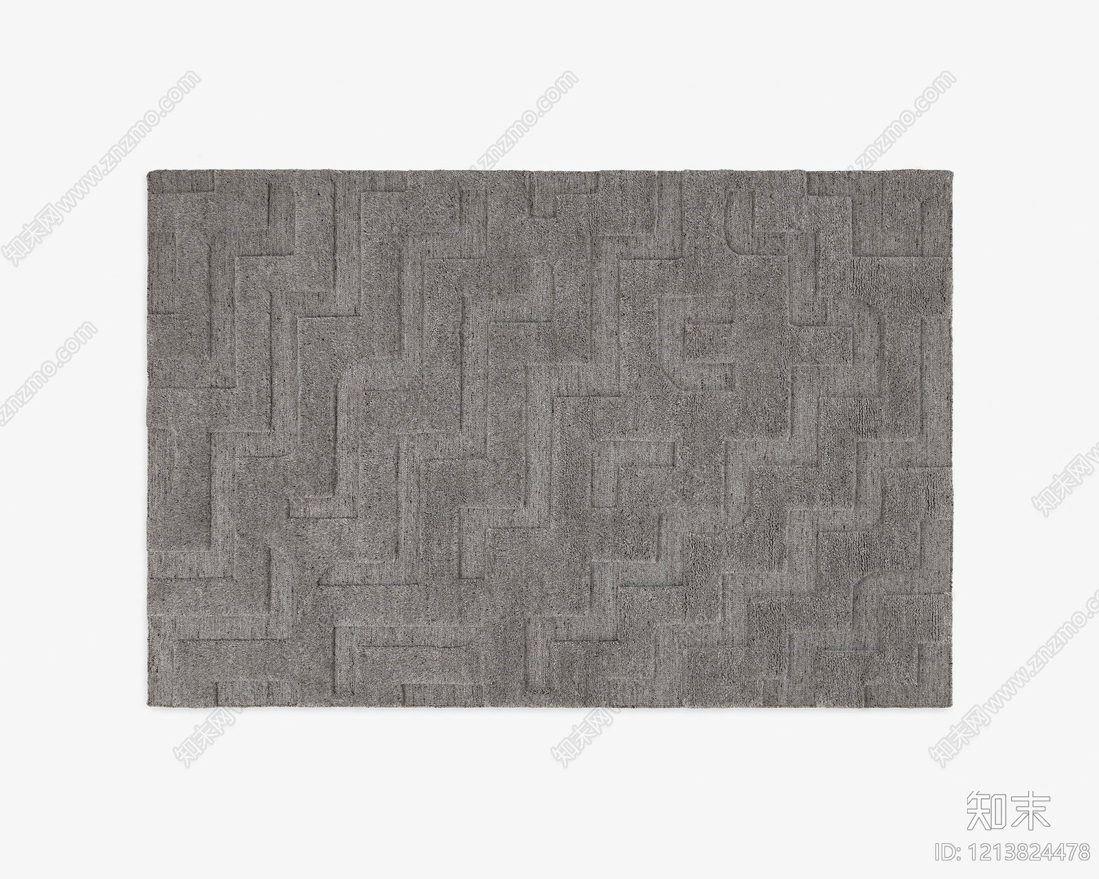 现代格子地毯贴图下载【ID:1213824478】