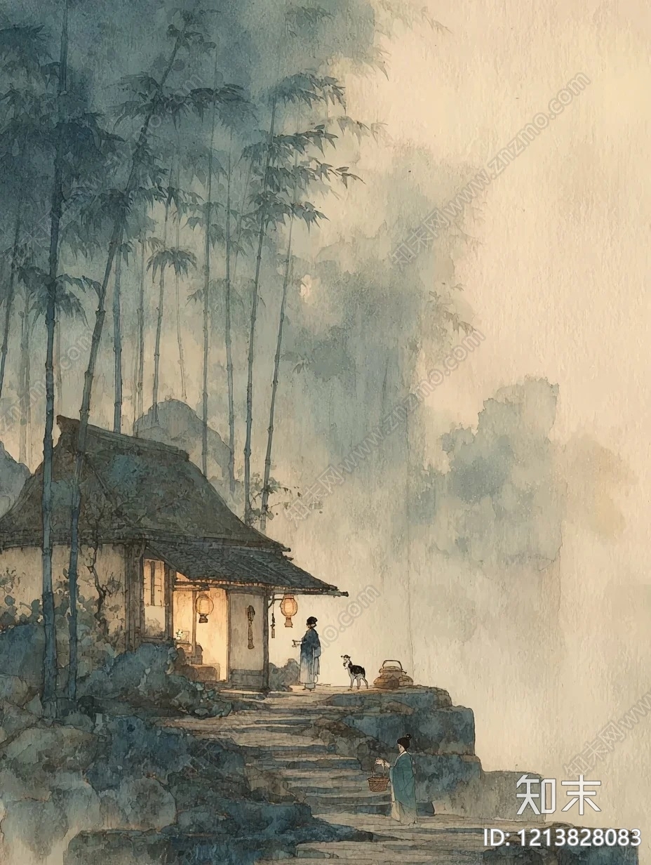 山水贴图下载【ID:1213828083】