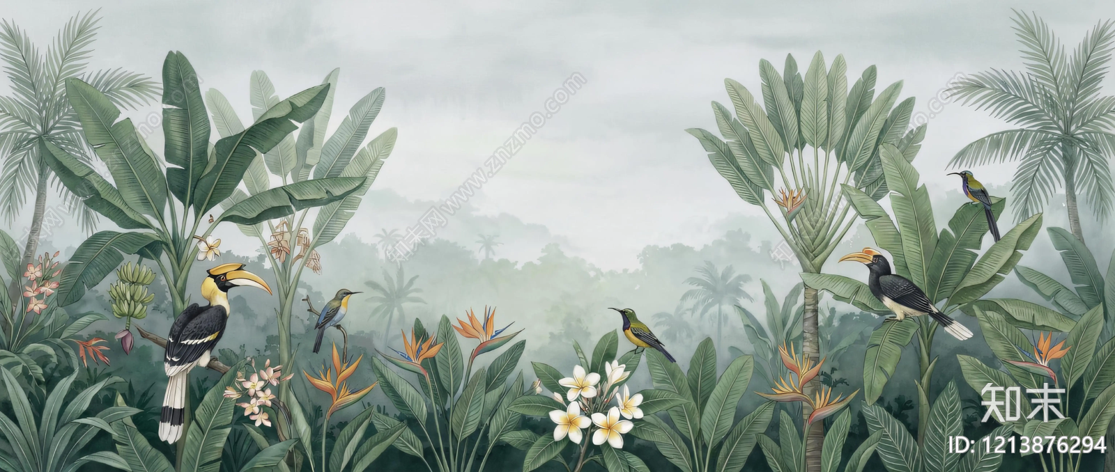 现代壁画贴图下载【ID:1213876294】