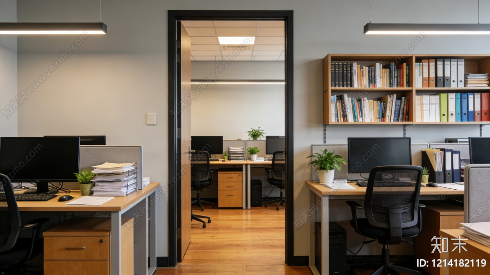 现代办公室贴图下载【ID:1214182119】