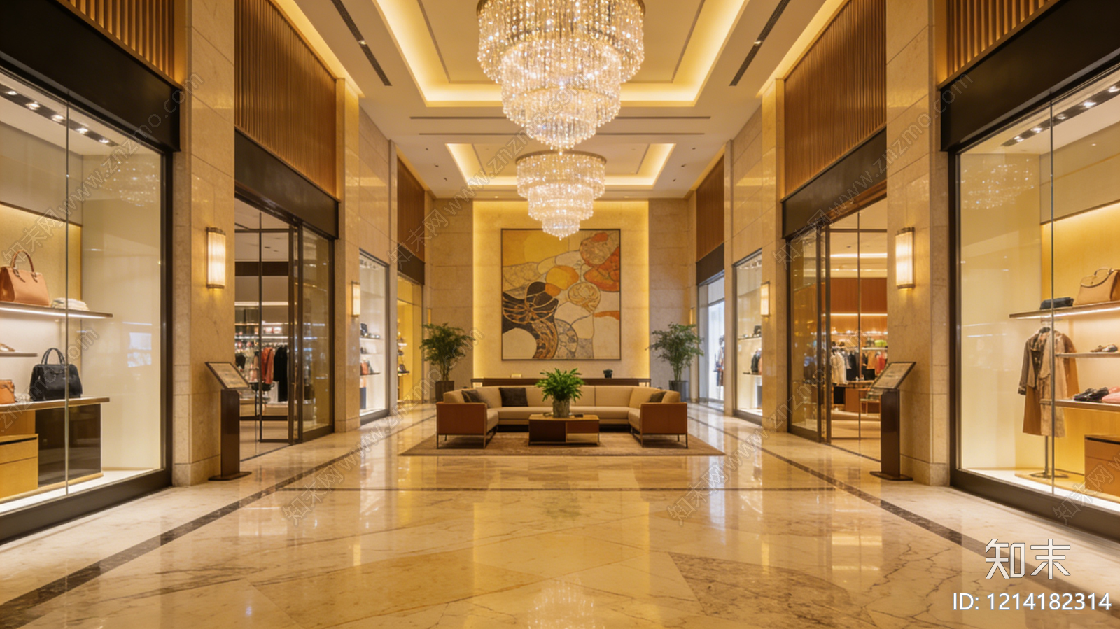 现代商场贴图下载【ID:1214182314】