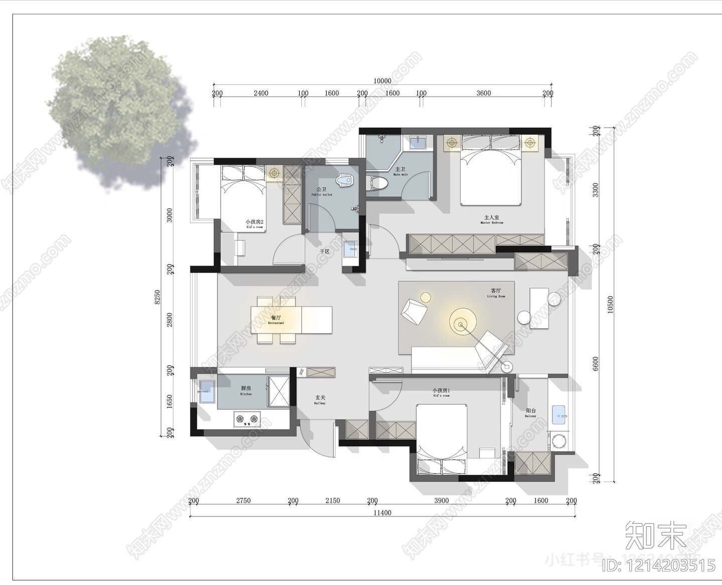 现代其它内景贴图下载【ID:1214203515】