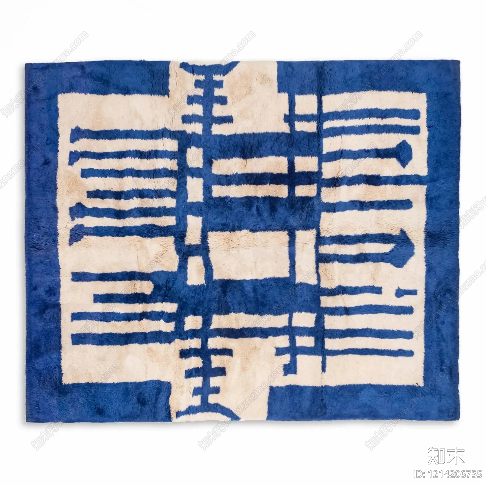 现代格子地毯贴图下载【ID:1214206755】