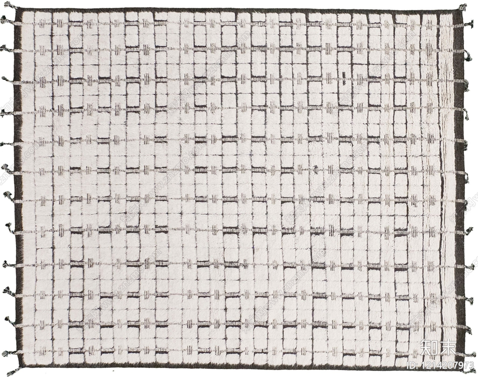 现代格子地毯贴图下载【ID:1214207973】