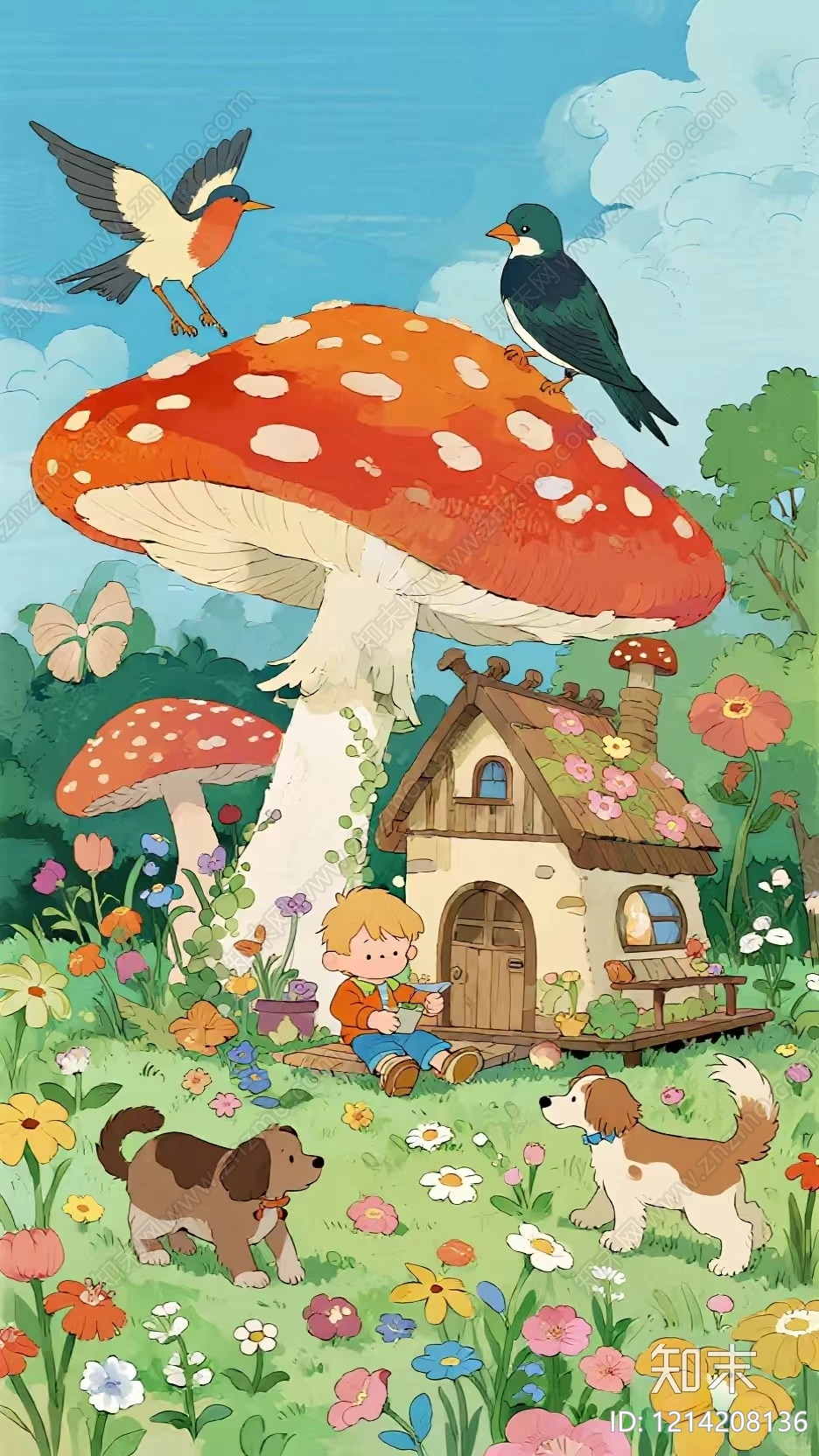 现代花园贴图下载【ID:1214208136】